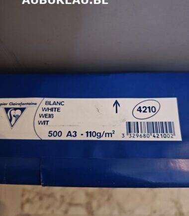 Rames de 500 feuilles 110gr A3 coloris blanc