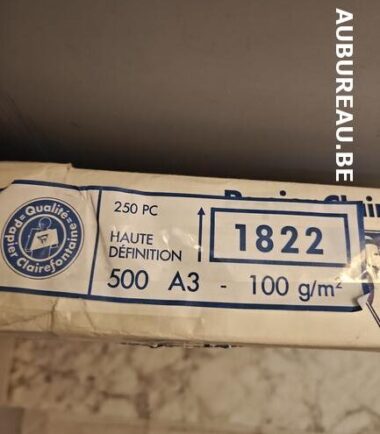 Rames de 500 feuilles 100gr A3 coloris blanc