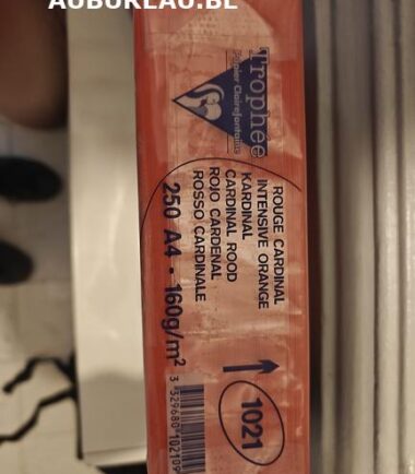 Rames de 250 feuilles 160gr A4 coloris rouge cardinal