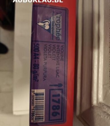 Rames de 500 feuilles 80gr A4 coloris violet