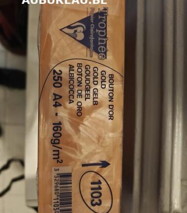 Rames de 250 feuilles 160gr A4 coloris bouton d'or