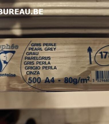 Rames de 500 feuilles 80gr A4 coloris gris perle