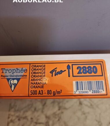 Rames de 500 feuilles 80gr A3 coloris orange