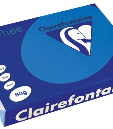 Rame de 500 feuilles A4 Clairefontaine Trophée 80 gr - réf. 1781 coloris bleu turquoise