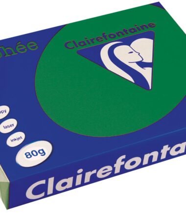 Rame de 500 feuilles A4 Clairefontaine Trophée 80 gr - réf. 1783 coloris vert sapin