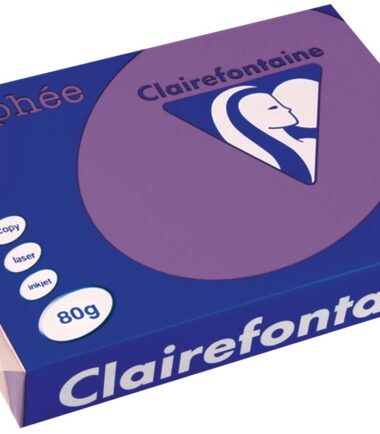 Rame de 500 feuilles A4 Clairefontaine Trophée 80 gr - réf. 1786 coloris violet