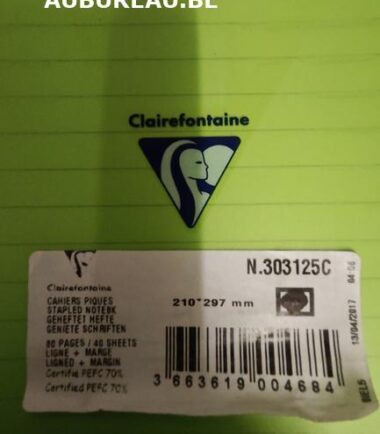 Cahier Clairefontaine-