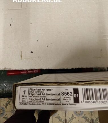 Flipchart A4 horizontal A4
avec 20 pochettes