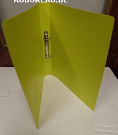 Lot de 10 classeurs plastique avec 2 anneaux format A4 coloris divers