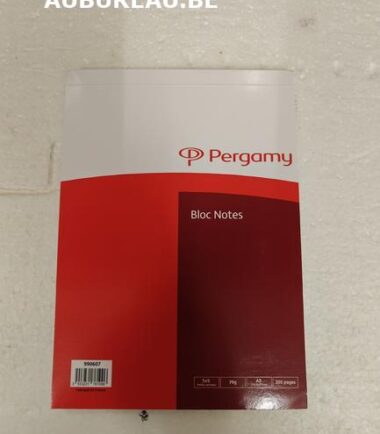 Bloc notes quadrillé Pergamy