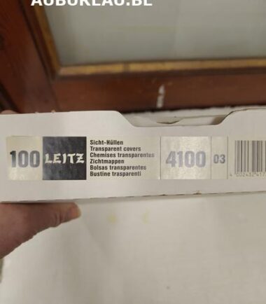 Bte de 100 chemises transparentes Leitz réf. 4100 03