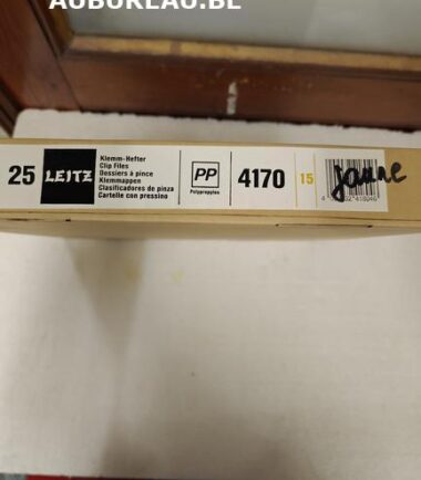 Bte de 25 Dossiers à pince réf. 4170 jaune