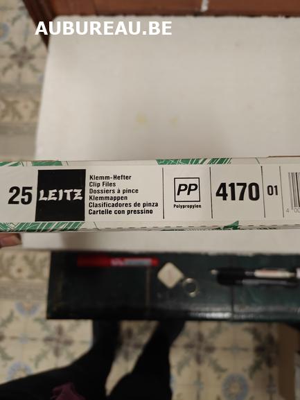 Bte de 25 Dossiers à pince réf. 4170 01