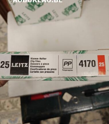 Bte de 25 Dossiers à pince réf. 4170 rouge