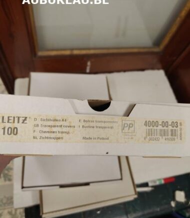 Fardes transparentes L Leitz réf 4000