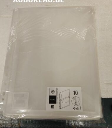 Viquel-Pochette A4 avec rabat en pqt de 10 pièces