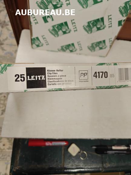 Bte de 25 Dossiers à pince réf. 4170 blanc