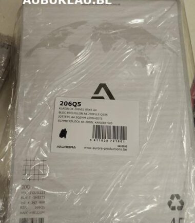 BLOC BROUILLON A4 200FLLS Q5X5 réf. 206Q5