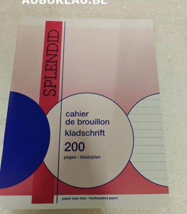 Cahier de brouillon avec 200 pages ligné réf 396S1L
