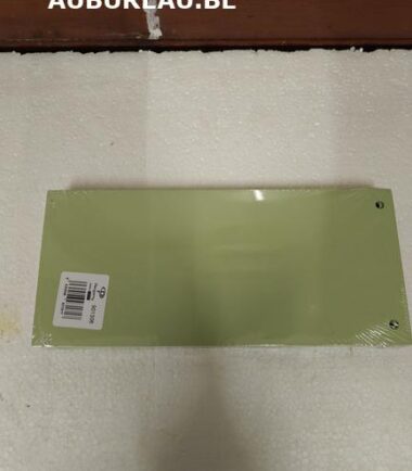 Pqt de 100 intercalaires rectangle 24 x 10,5 cm avec 2 trous