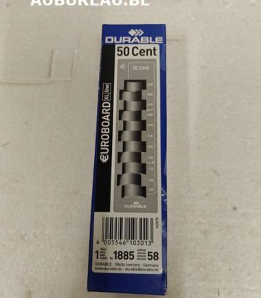 Rangement intermédiaire pour billets et
  huit compartiments pour toutes les pièces
  d'euros. DURABLE EUROBOARD XL-Line