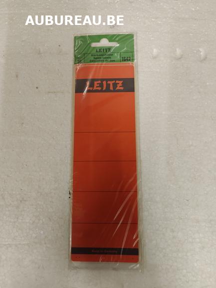 Pqts d'étiquettes LEITZ-Rouge