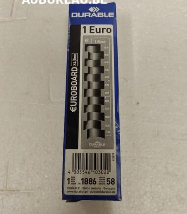 Rangement intermédiaire pour billets et
  huit compartiments pour toutes les pièces
  d'euros. DURABLE EUROBOARD XL-Line