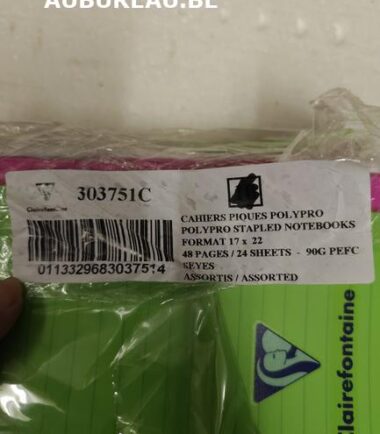 CAHIERS PIQUES POLYPRO-