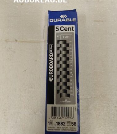 Rangement intermédiaire pour billets et
  huit compartiments pour toutes les pièces
  d'euros. DURABLE EUROBOARD XL