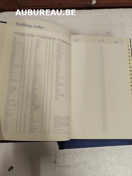 **Dialling codes**-Brepols Brephone couverture bleue réf 00.195.476.06.0.00