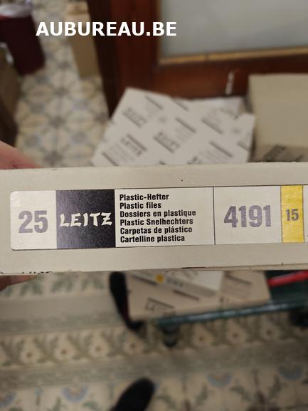 Bte de 25 fardes à devis Leitz réf. 4191 jaune