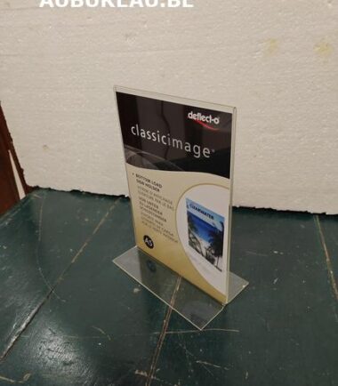 VITRINE D’AFFICHAGE-Support plexiglas A5 réf 47901