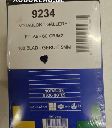 B:loc A6 quadrillé réf. 9234