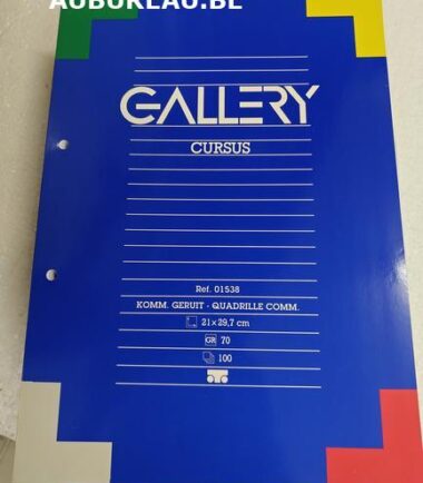 Bloc de cours A4 quadrillé commercial réf. 01538