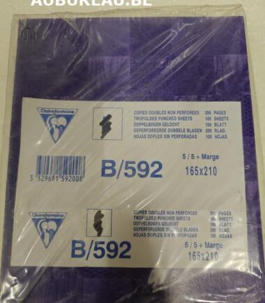 COPIES DOUBLES NON PERFOREES-