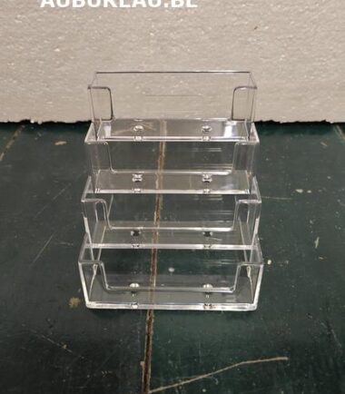 Support plexiglas cartes de visite