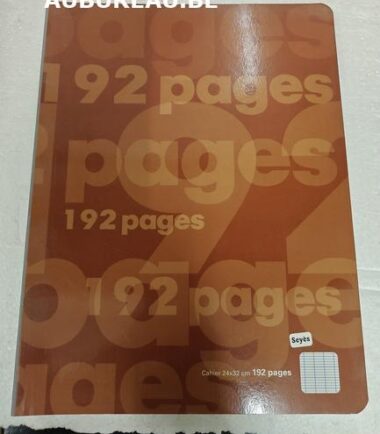 Cahier 192 pages-