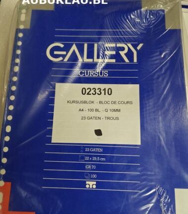 Bloc de cours A4 - 23 trous
