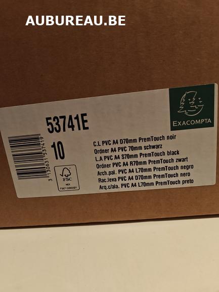 Classeurs à levier EXACOMPTA - boîte de 10 pièces