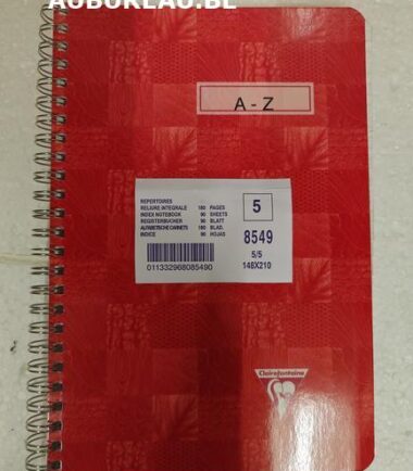 REPERTOIRES 180 pages - quadrillé format A5