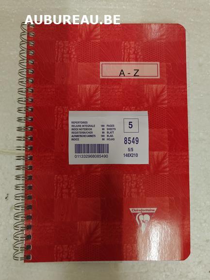 REPERTOIRES 180 pages - quadrillé format A5