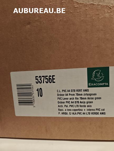 Classeurs à levier EXACOMPTA - boîte de 10 pièces