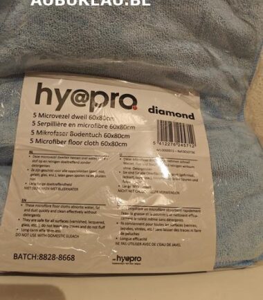 Paquet de 5 serpillères coloris gris