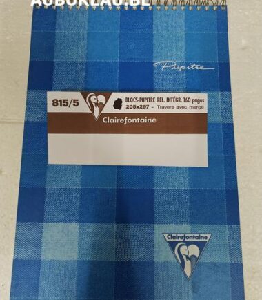 Bloc notes ligné 160 pages réf. 815/5