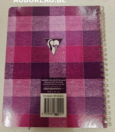 Carnet A5 PAPER VELOUTÉ 90 g/m²-