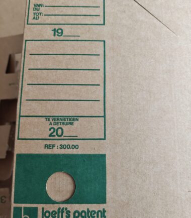 Boîte archives Loeff Quick Box 300.00 A4 335x240x80mm