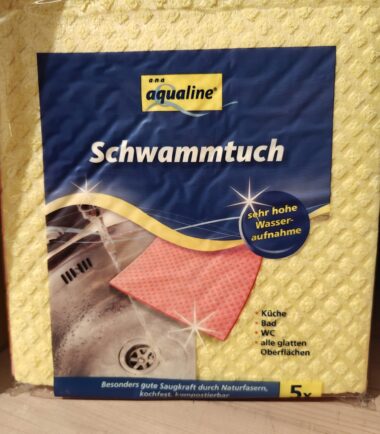 Lavette - éponge en paquet de 5 pièces