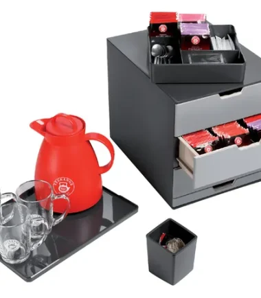 Coffee Box Durable 3385-58 anthracite-gris clair