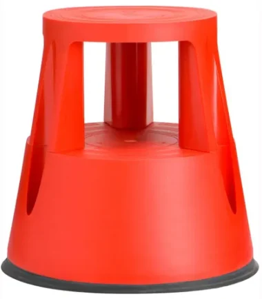 Tabouret - marchepied TWINCO - coloris rouge