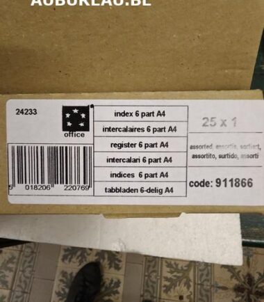 Jeu d'intercalaires réf. 911866